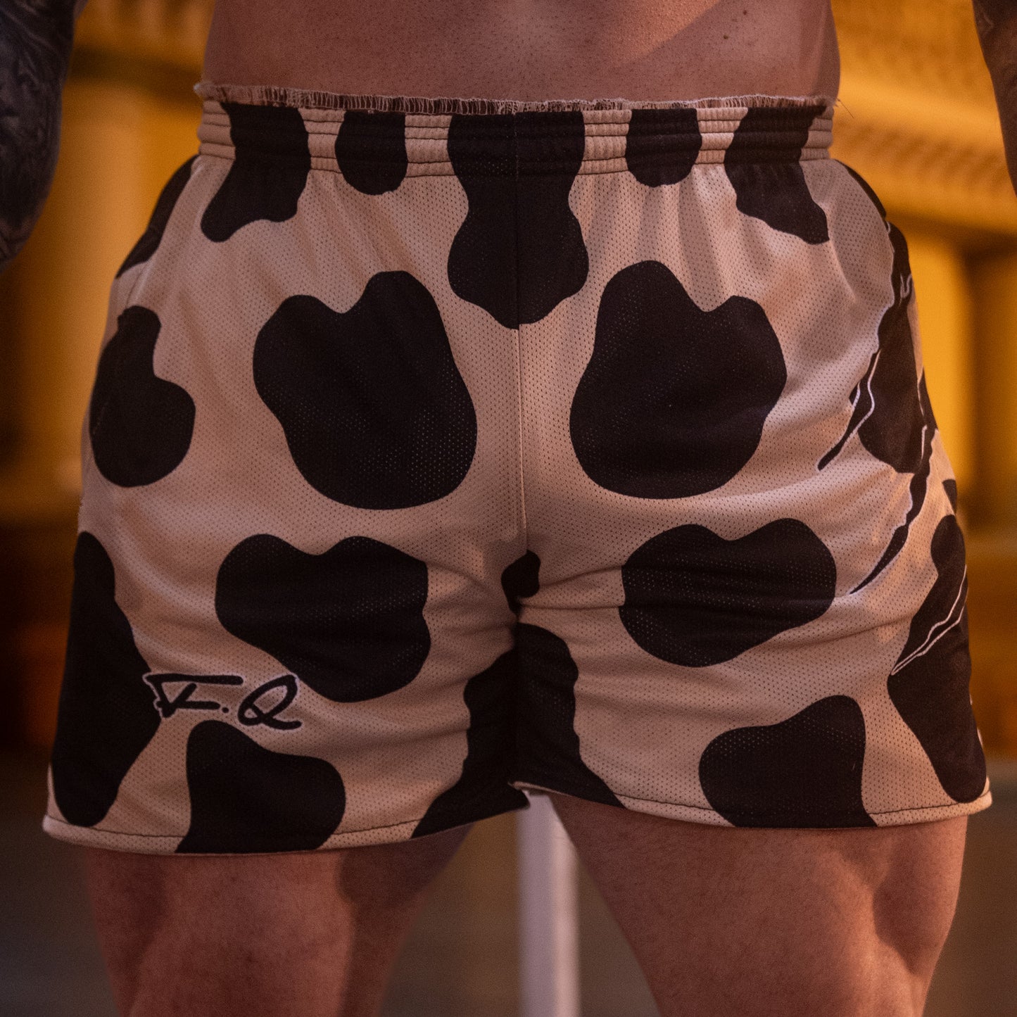Men's MESH Moo-Latte Shorts (Pockets)