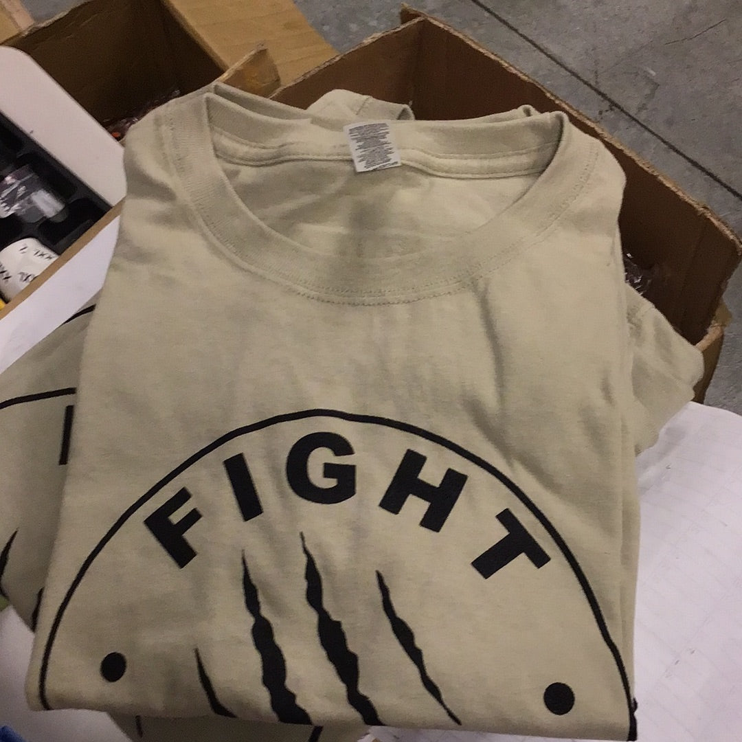 Tan FQ logo tee (black)