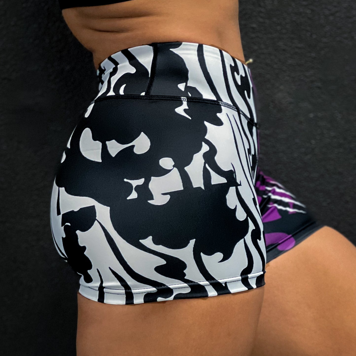 Women's SPLIT Purple Syrup Shorts