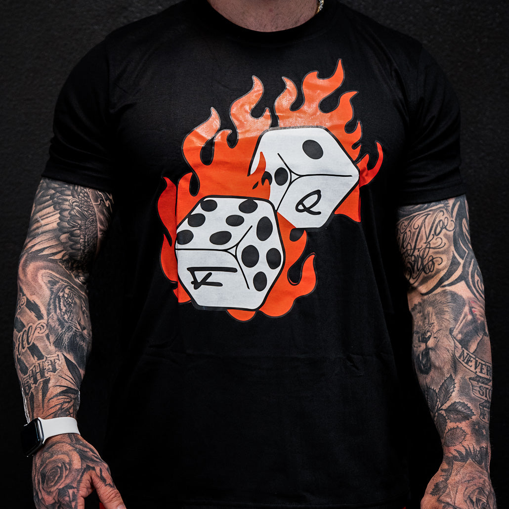 Flaming Dice Tee