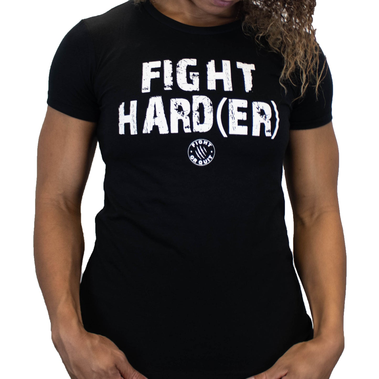 Women's Fight Harder Tee