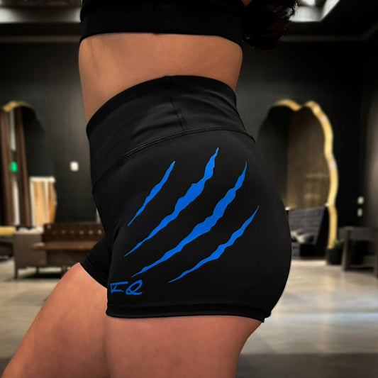 Women's B2B Blue on Black Shorts