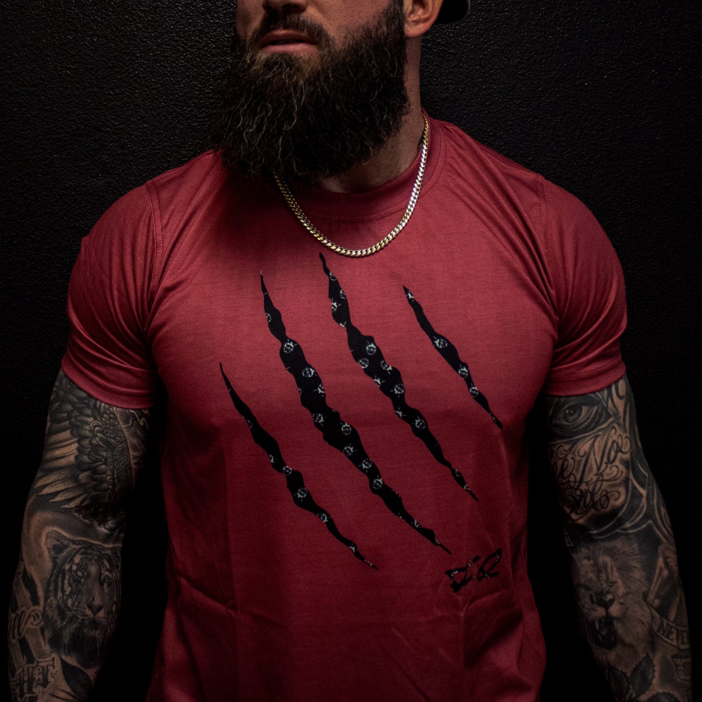 Maroon Mask Off  Tee