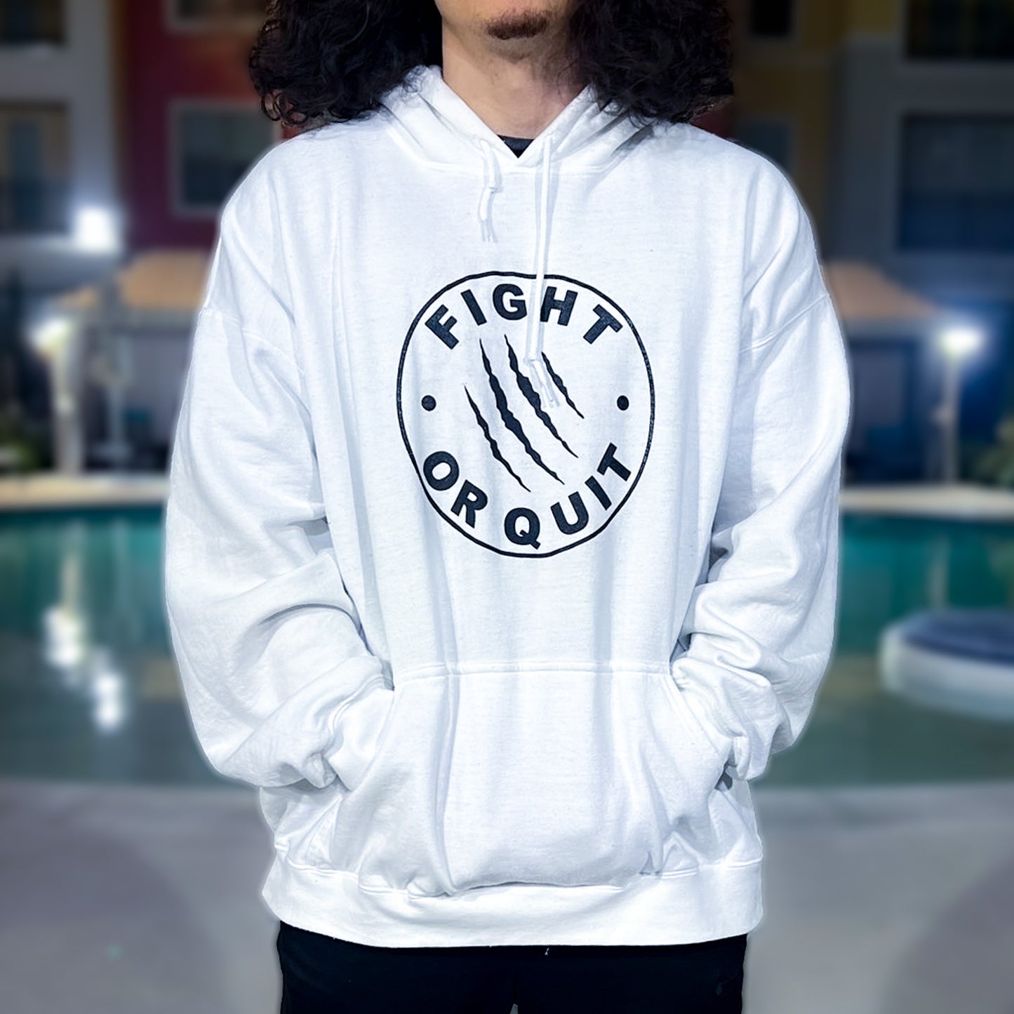 White FQ Hoodie (Unisex)