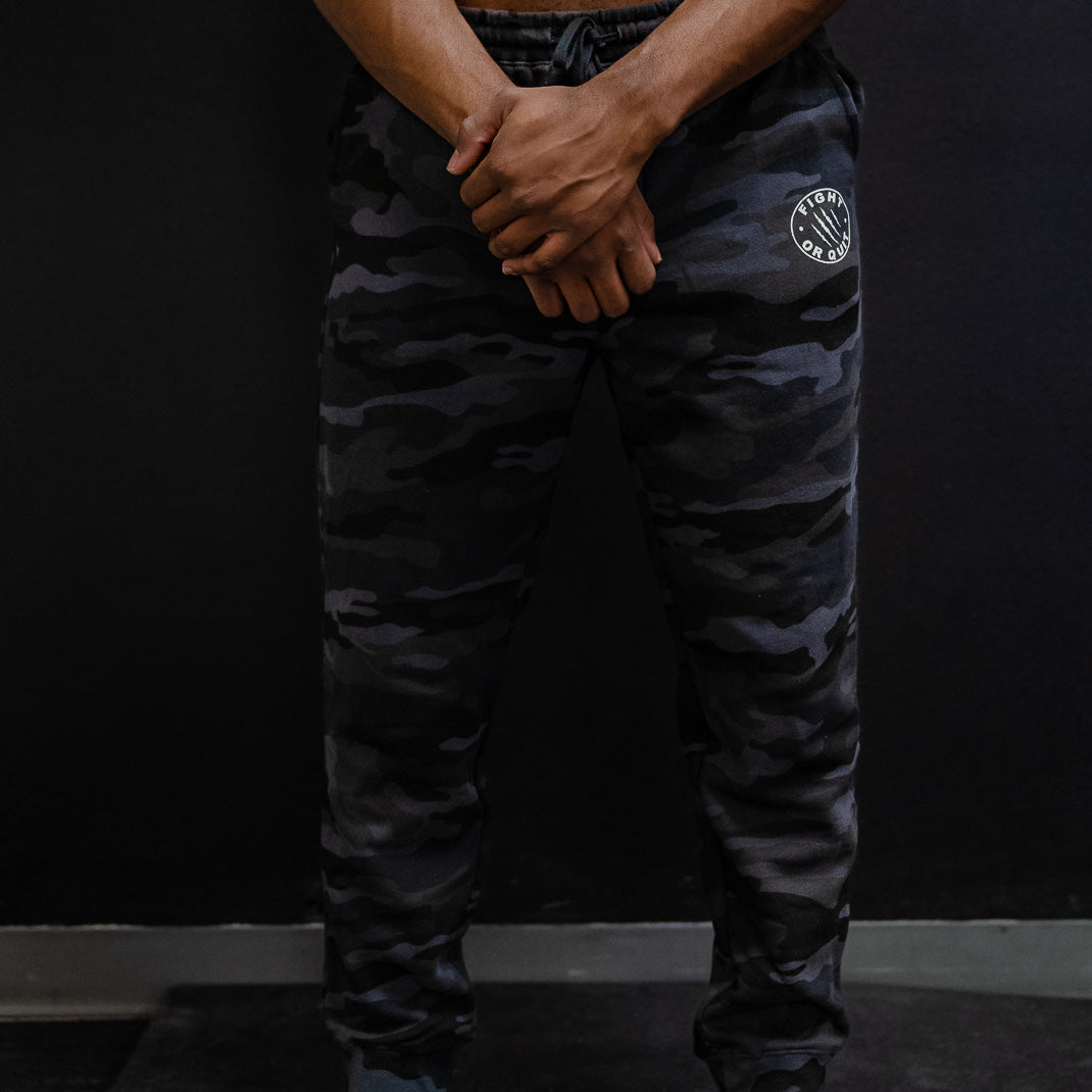 Black Camo Joggers
