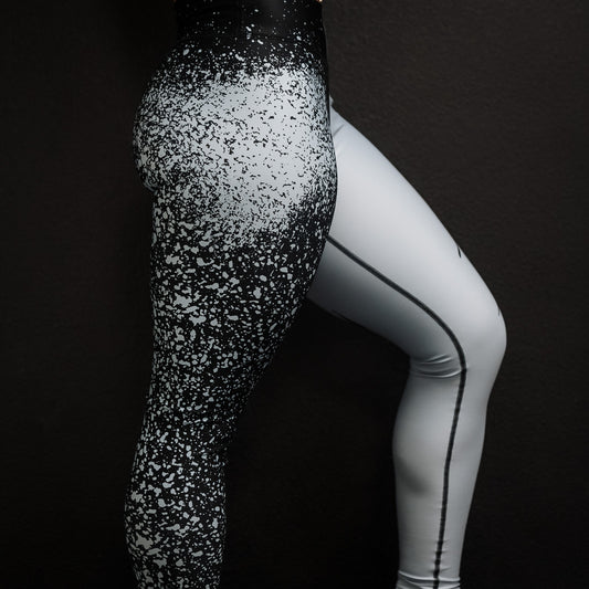 Gray Splatter Leggings