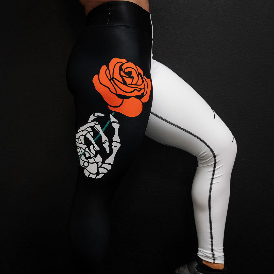 Single Rose Leggings