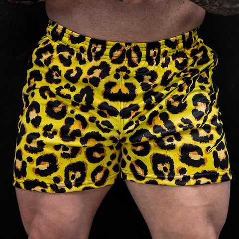 Men's Gold Predator Shorts (Pockets)