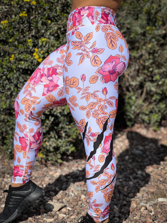 Women's Hibiscus Leggings