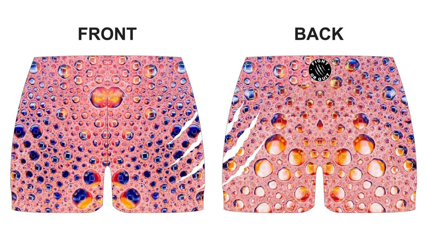 Women's Sunset Speckle Shorts (Full)