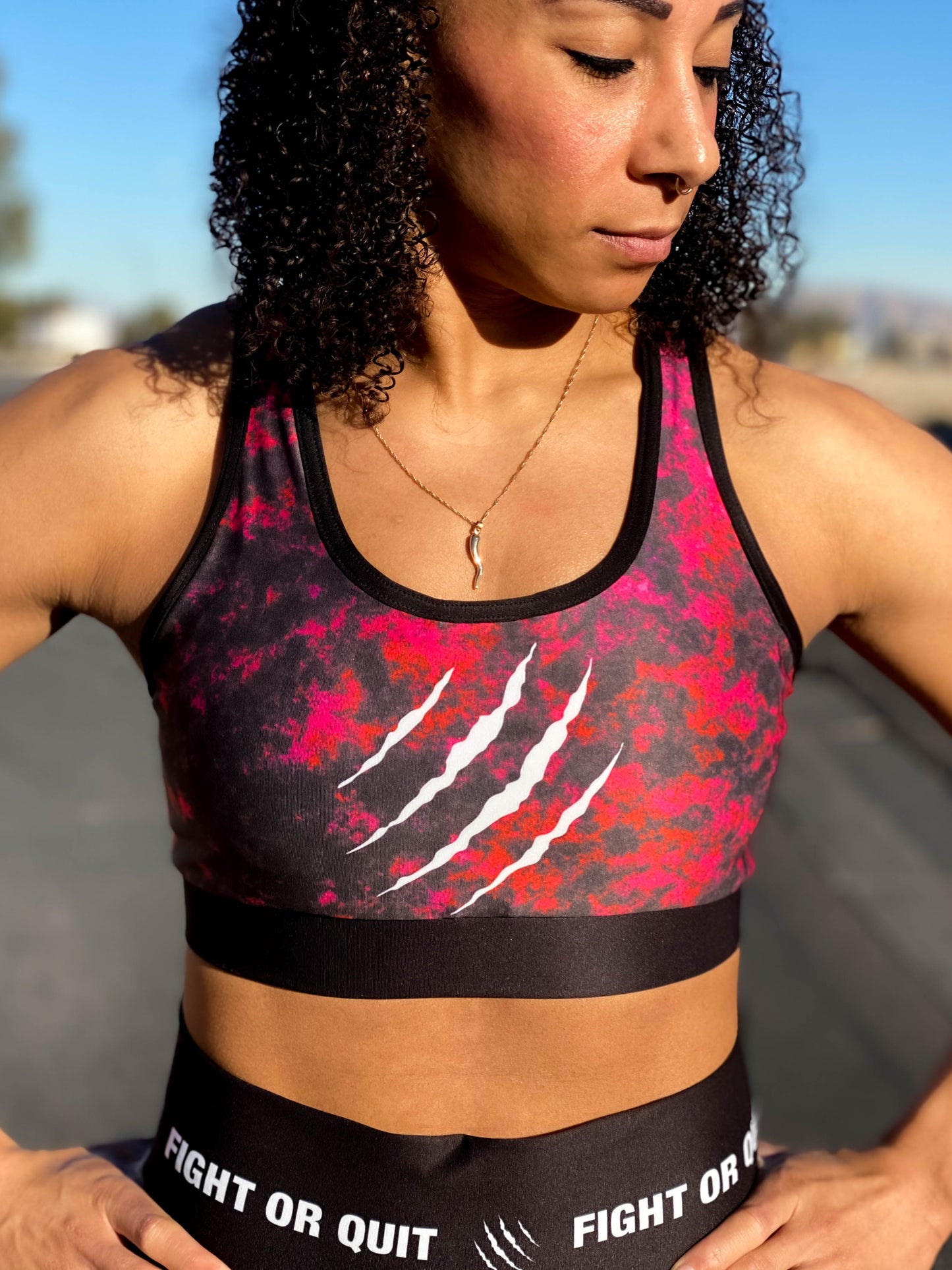 P!nk Marble Sports Bra