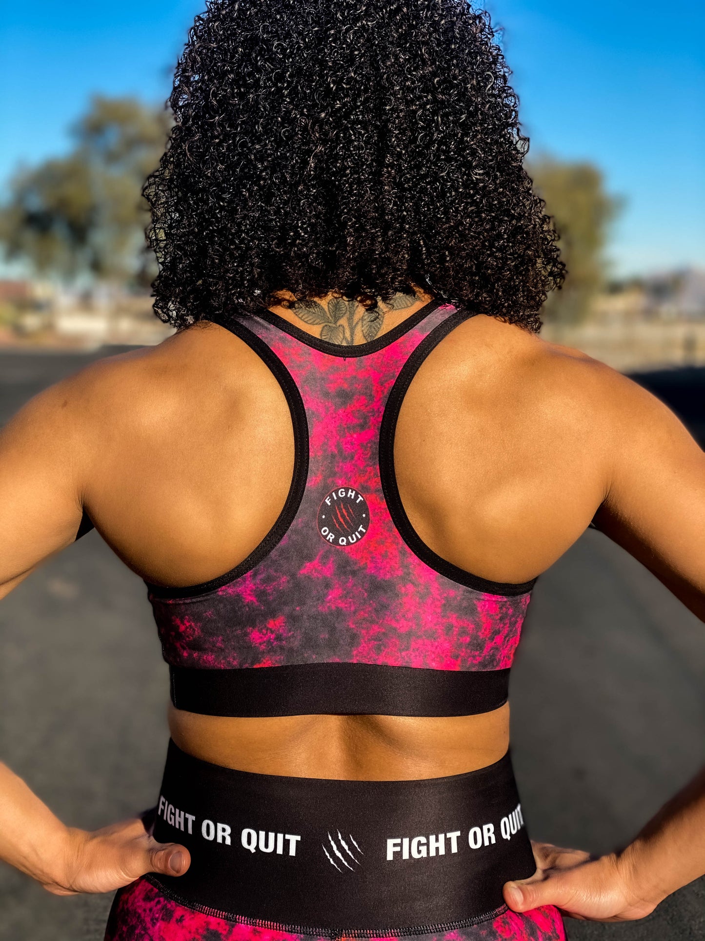 P!nk Marble Sports Bra