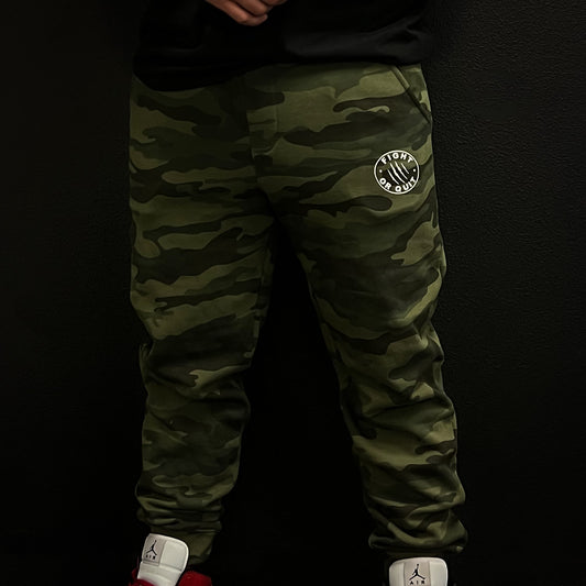 Green Camo Joggers