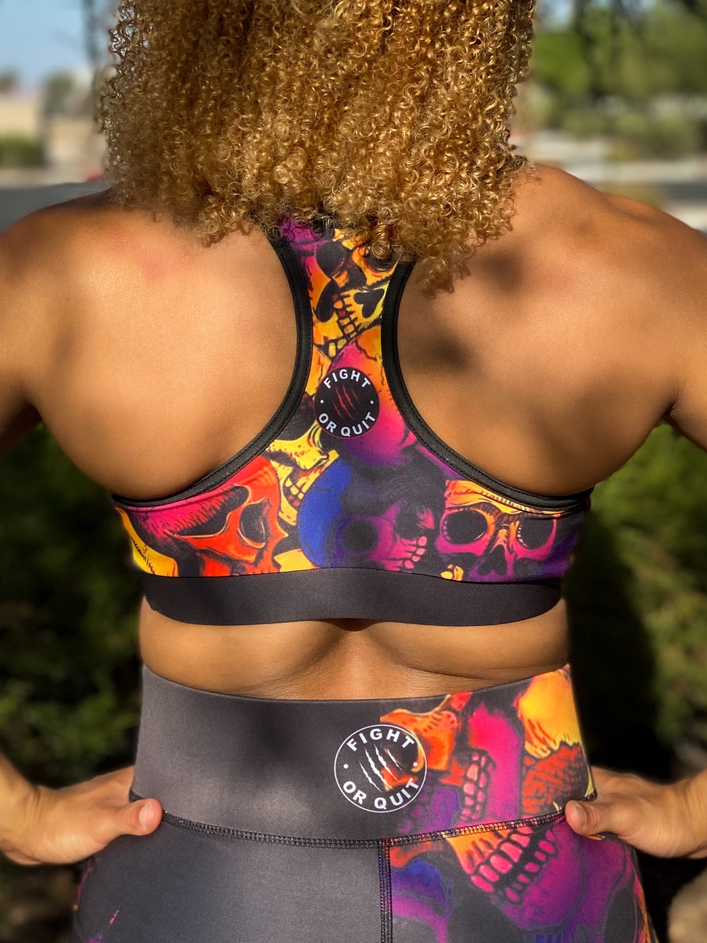 Skull Sports Bra